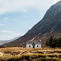Glencoe White Hut Landscape Photography