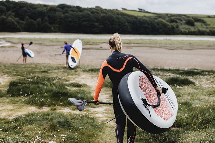 Stand Up Paddleboarding In Newquay