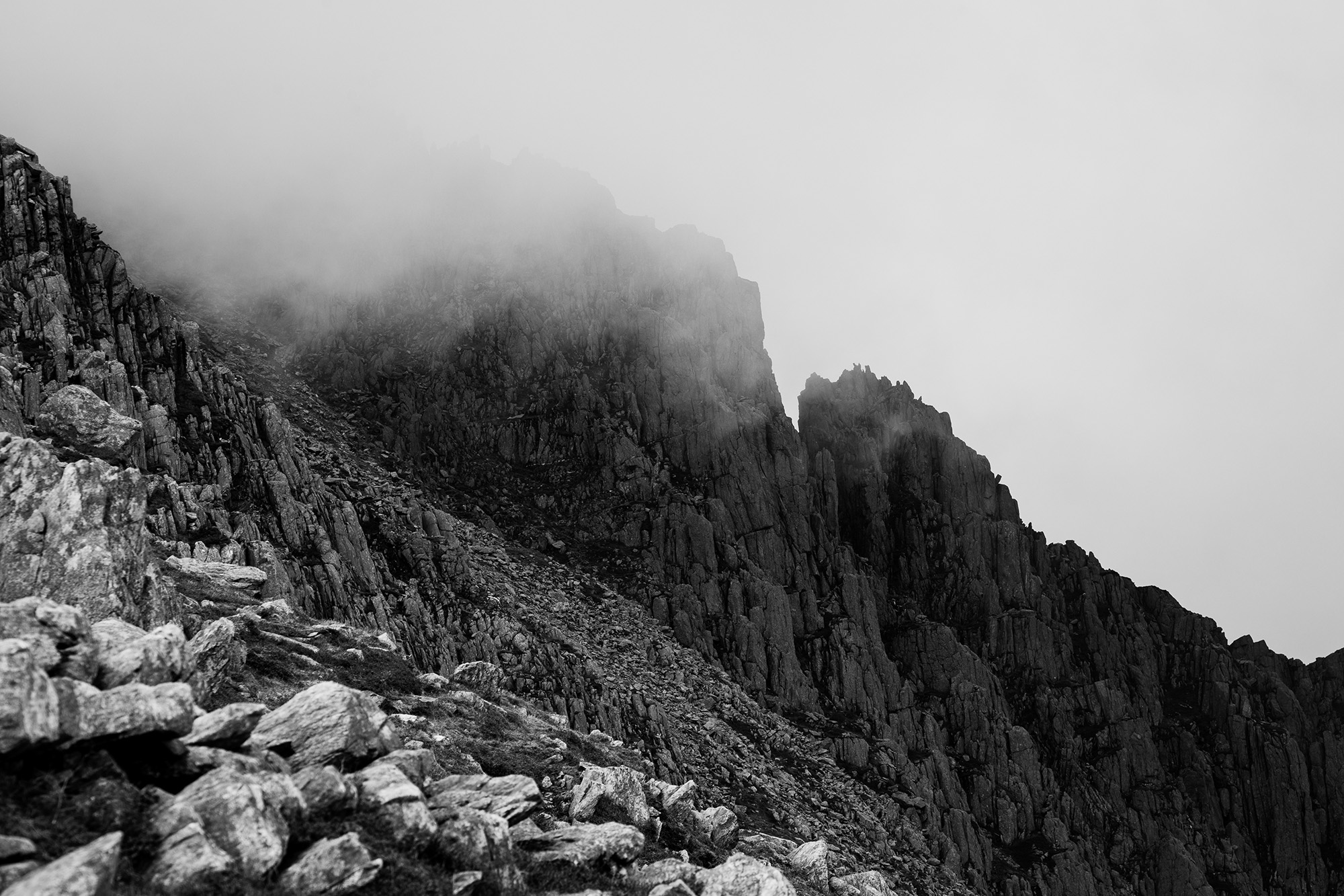 Monochrome Snowdonia Landscapes